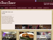 Tablet Screenshot of carriecerinos.com